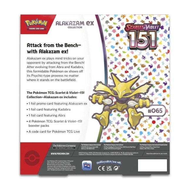 151 Alakazam ex back
