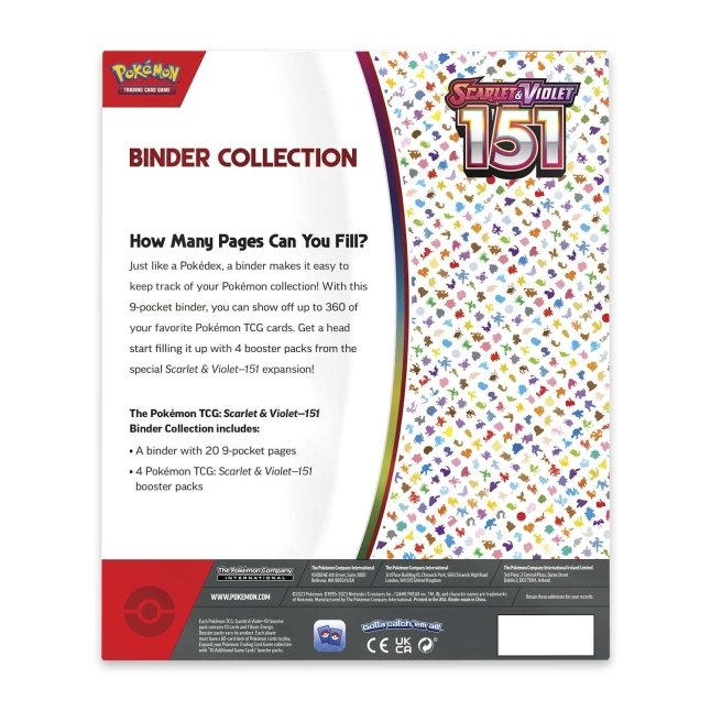 151 Binder Collection back