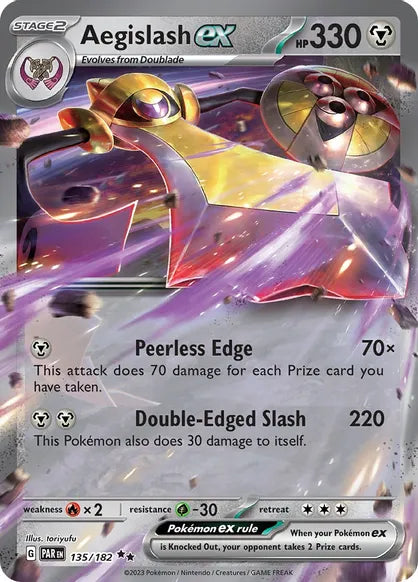 Aegislash ex Paradox Rift 135 Ultra Rare