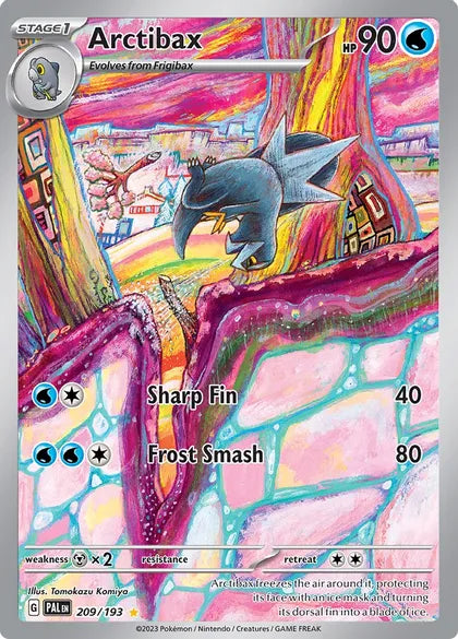 Arctibax Paldea Evolved 209 Secret Rare