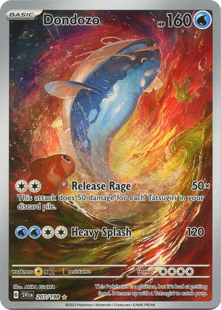 Dondozo Scarlet & Violet 207 Secret Rare