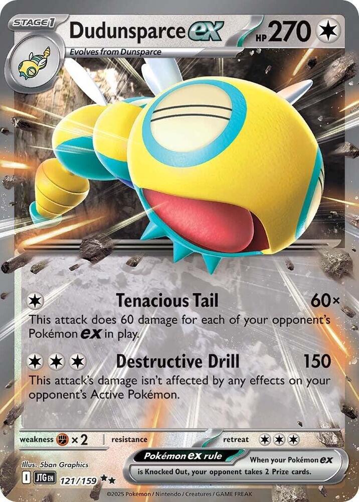 Dudunsparce ex Journey Together 121 Ultra Rare
