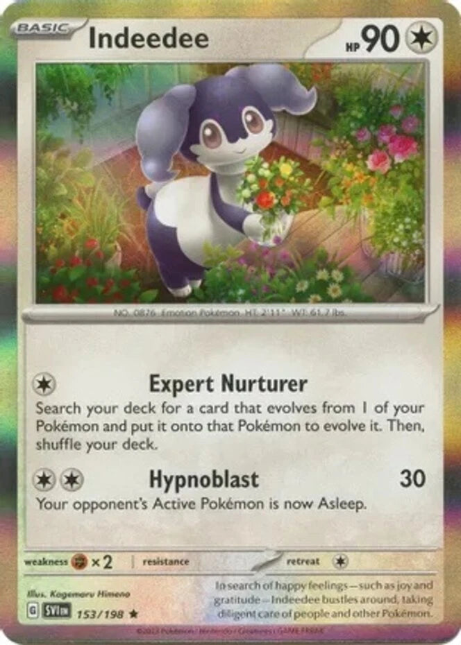 Indeedee Scarlet & Violet Holo 153