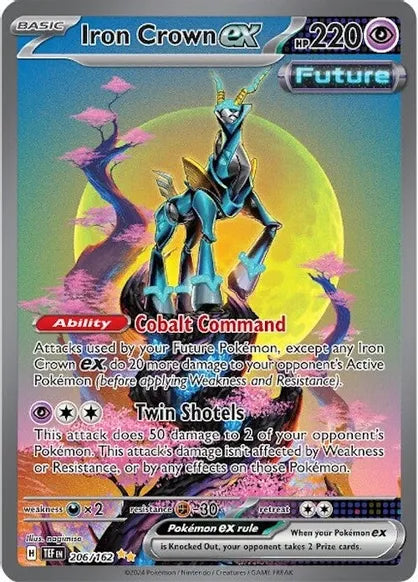 Iron Crown ex Temporal Forces 206 Secret Rare