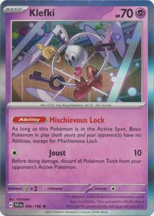 Klefki Scarlet & Violet Holo 096