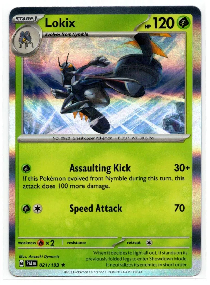 Lokix Paldea Evolved Holo 021