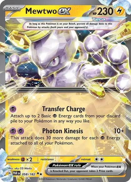 Mewtwo ex Paradox Rift 058 Ultra Rare