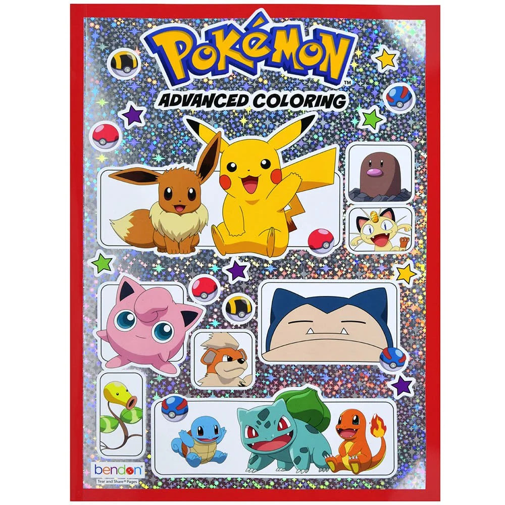 Pokemon Advanced Coloring cover