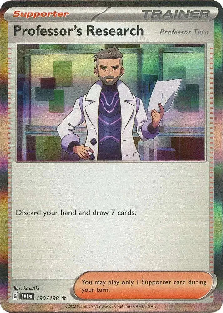 Professor's Research Scarlet & Violet Holo 190
