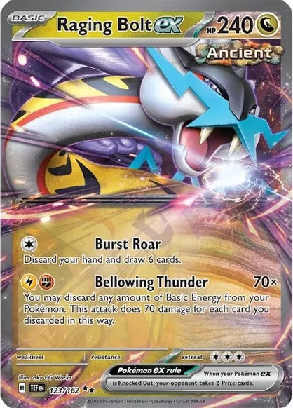 Raging Bolt ex Temporal Forces 123 Ultra Rare
