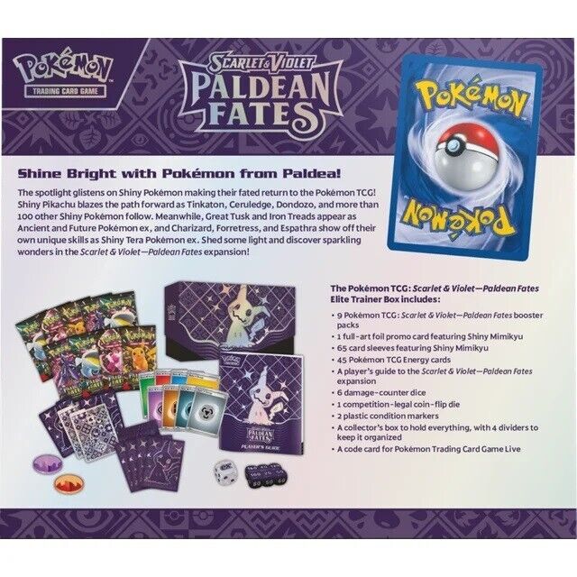 Scarlet & Violet Elite Trainer Box Miraidon back