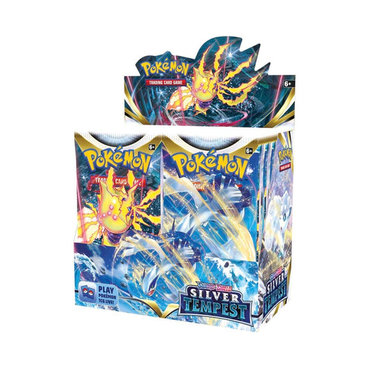Silver Tempest Booster Box front