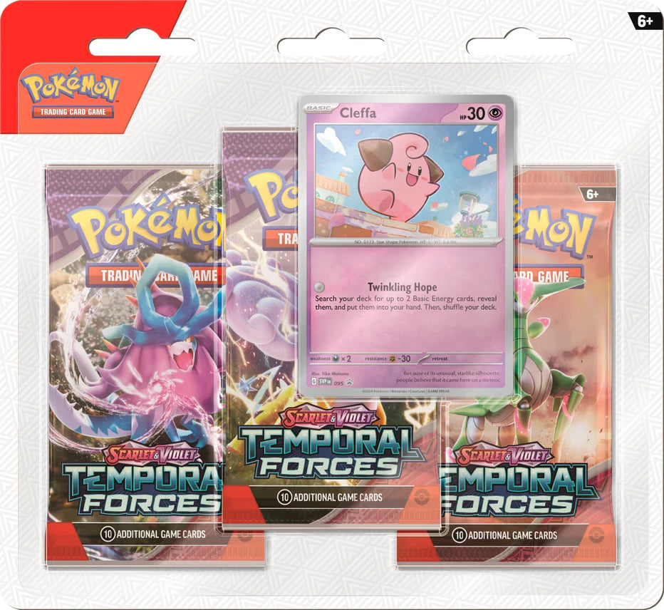 Temporal Forces: 3 Pack Blister (Cleffa)