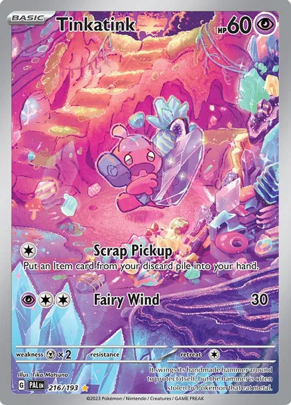 Tinkatink Paldea Evolved 216 Secret Rare