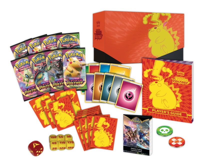 Vivid Voltage Elite Trainer Box inside