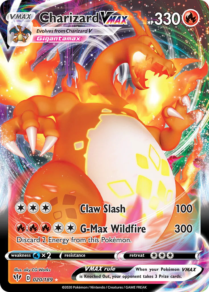 Charizard Vmax Darkness Ablaze 20 Ultra Rare