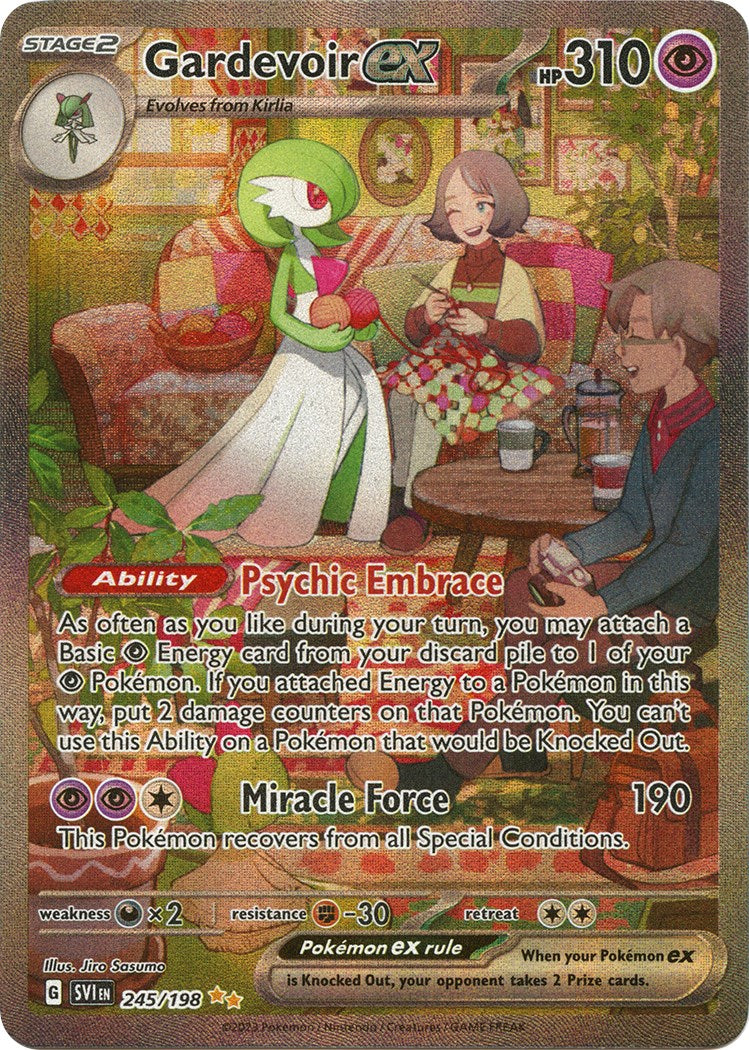 Gardevoir ex: Scarlet & Violet - 245/198 (Alternate Art, Secret Rare) Gardevoir ex: Scarlet & Violet - 245/198 (Alternate Art, Secret Rare)