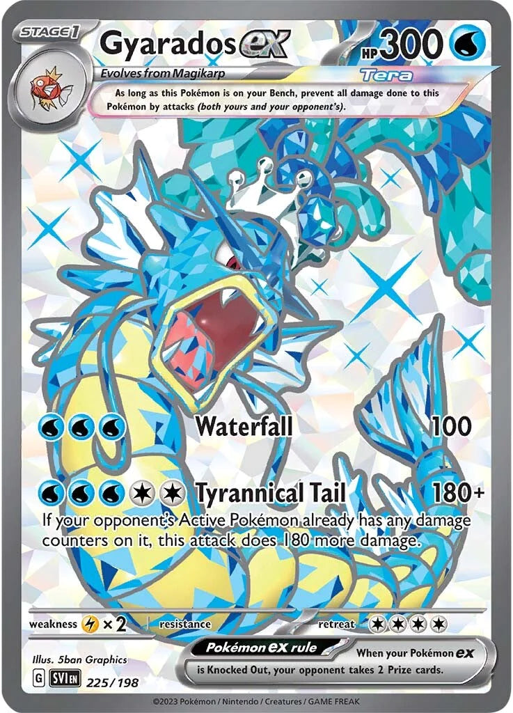 Gyarados ex: Scarlet & Violet - 225/198 (Secret Rare) Gyarados ex: Scarlet & Violet - 225/198 (Secret Rare)