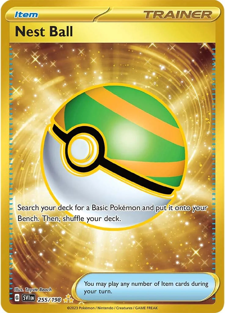 Nest Ball Scarlet and Violet 255 Secret Rare