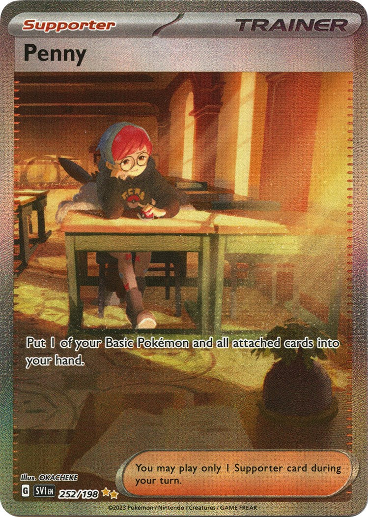 Penny: Scarlet & Violet - 252/198 (Secret Rare) Penny: Scarlet & Violet - 252/198 (Secret Rare)