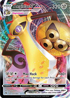 Aegislash Vmax Vivid Voltage 127 Ultra Rare