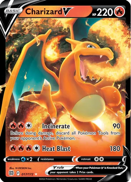 Charizard V Brilliant Stars 17 Ultra Rare