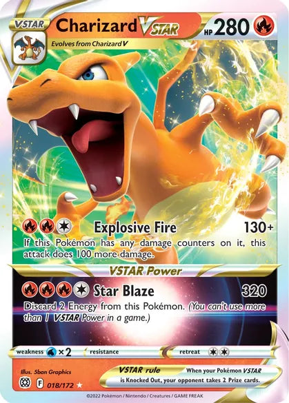 Charizard VSTAR Brilliant Stars 18 Ultra Rare