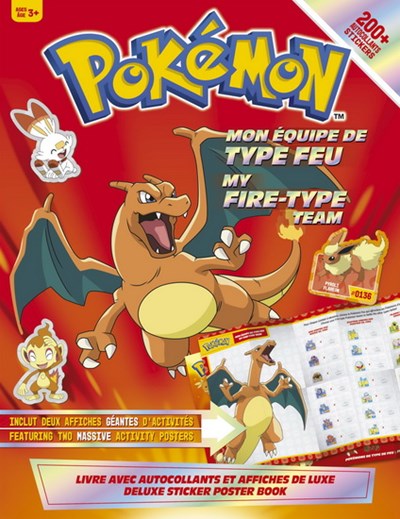 Deluxe Sticker Poster Book My Fire Type Team