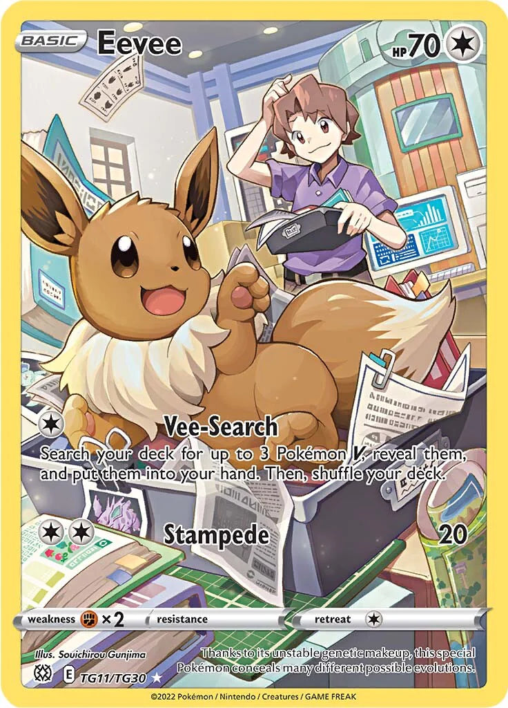 Eevee Brilliant Stars TG11 Ultra Rare