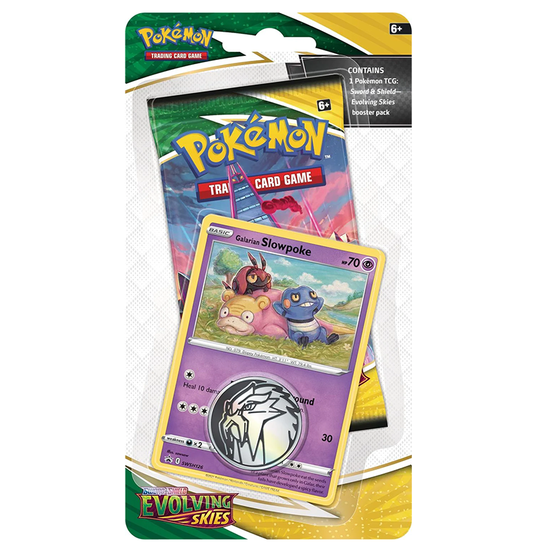 Pokemon TCG - Evolving Skies - Blister Pack - Galarian Slowpoke