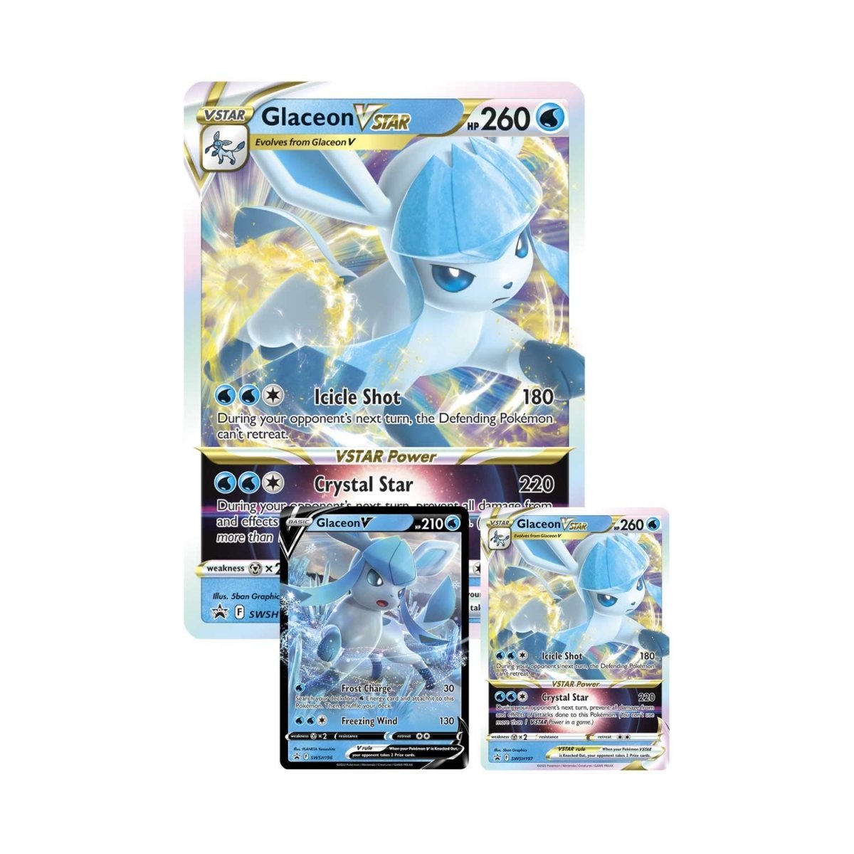 Glaceon VStar Special Collection inside 2