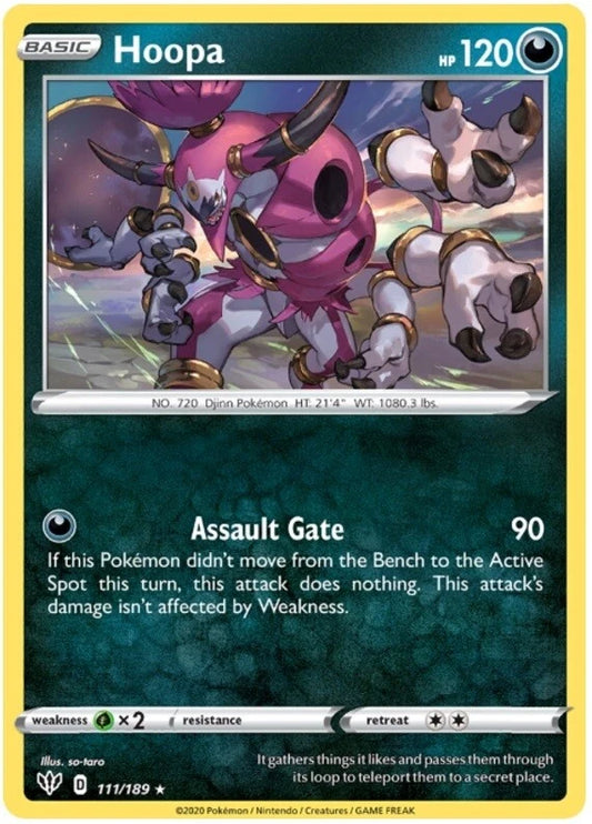 Hoopa Darkness Ablaze Holo 111