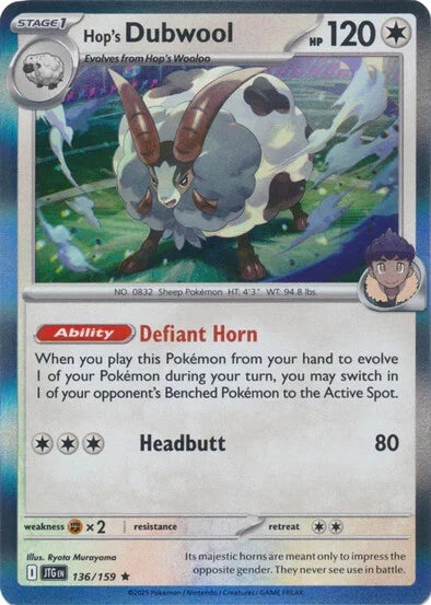 Hop's Dubwool Journey Together Holo 136