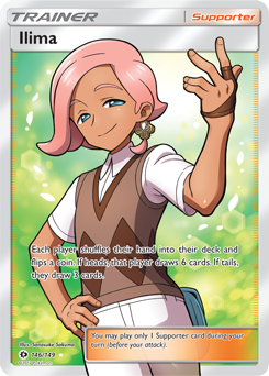 Ilima Sun & Moon Base 146 Ultra Rare