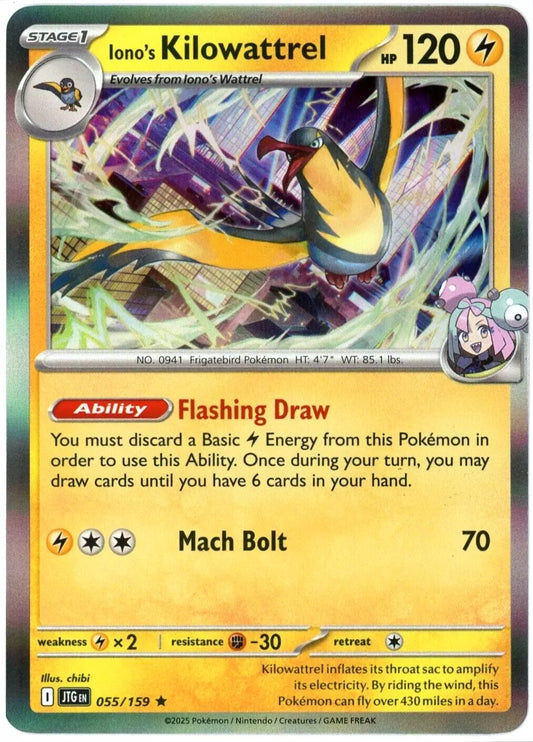Iono's Kilowattrel Journey Together Holo 055