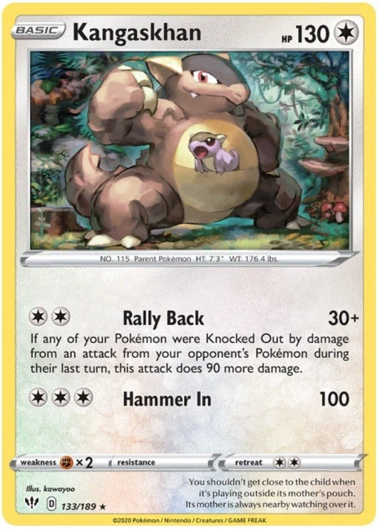 Kangaskhan: 133/189 - Darkness Ablaze (Holo)