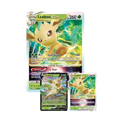 Leafeon VStar Special Collection inside 2