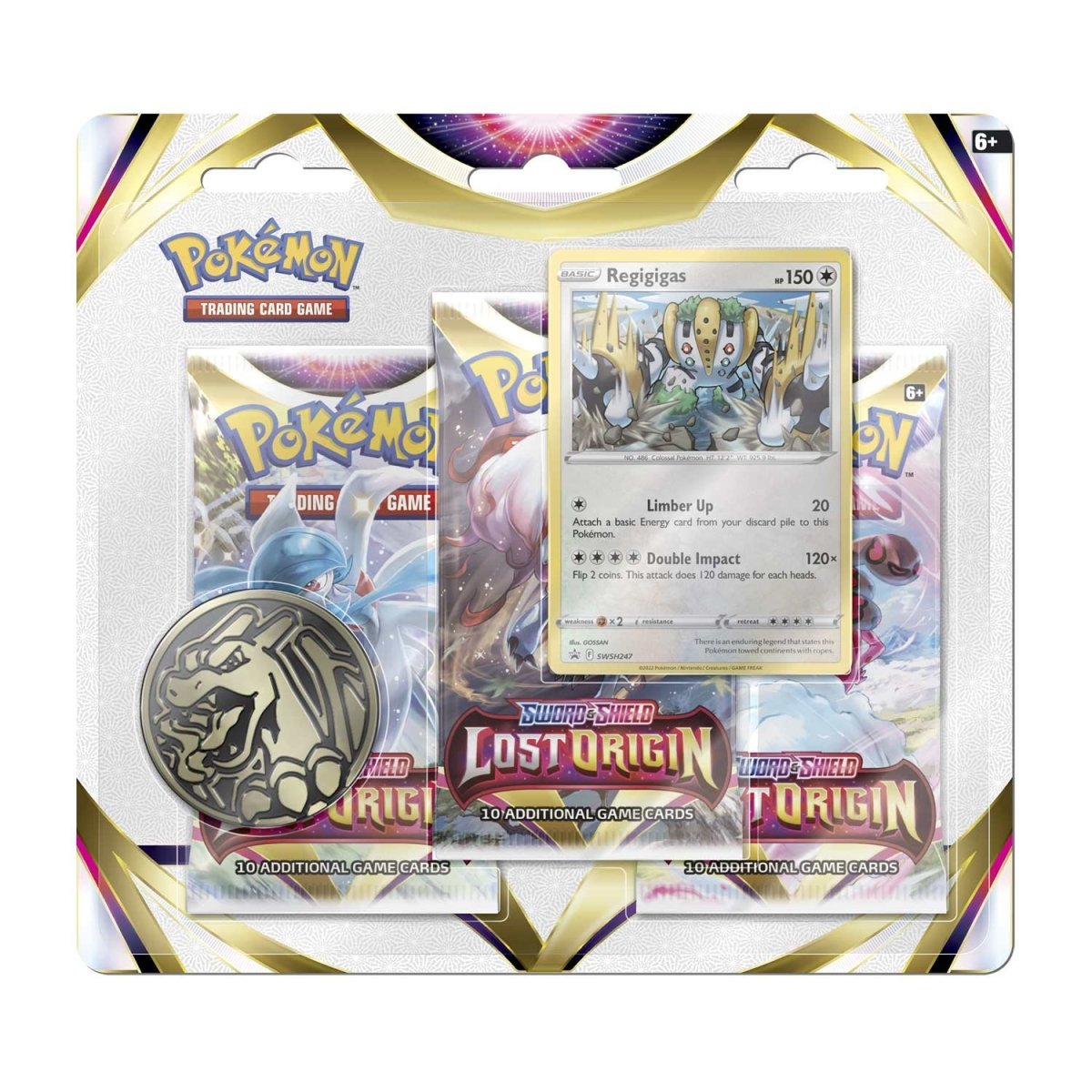 Lost Origin 3 Pack Blister Regigigas front