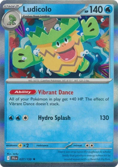 Ludicolo Journey Together Holo 037