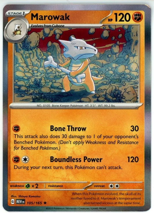 Marowak sv151 Holo 105