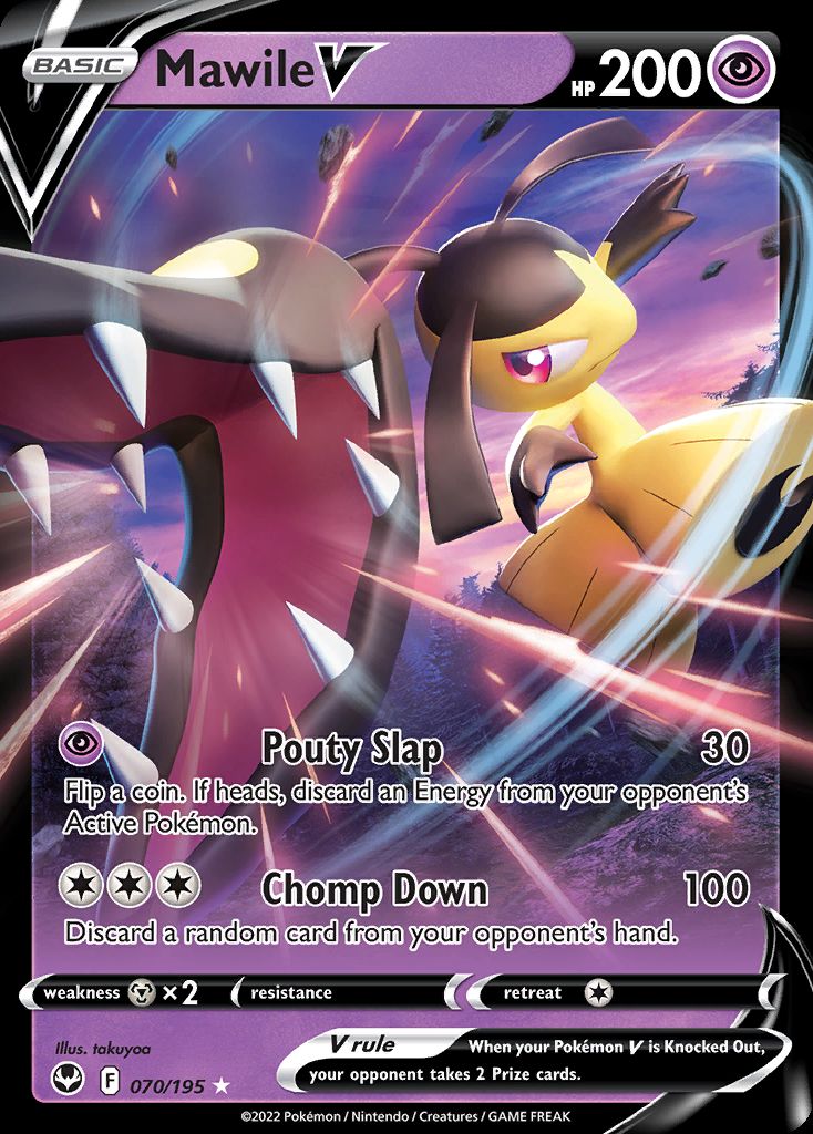 Mawile V Silver Tempest 70 Ultra Rare