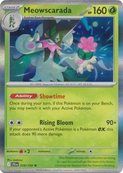 Meowscarada Journey Together Holo 018
