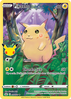 Pikachu Celebrations 005 Ultra Rare