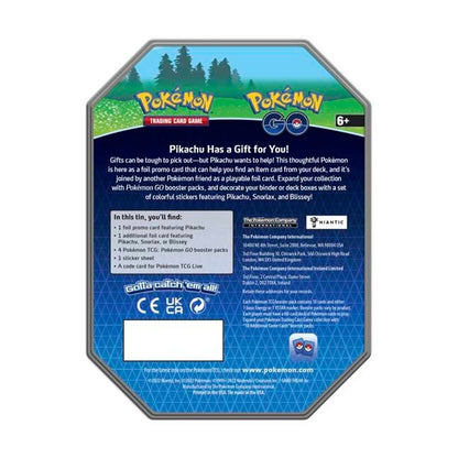 Pokemon Go Gift Tin Snorlax back