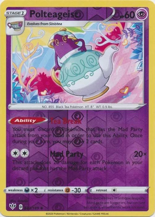 Polteageist Reverse Holo Darkness Ablaze 083