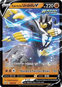 Rapid Strike Urshifu V Battle Styles 87 Ultra Rare