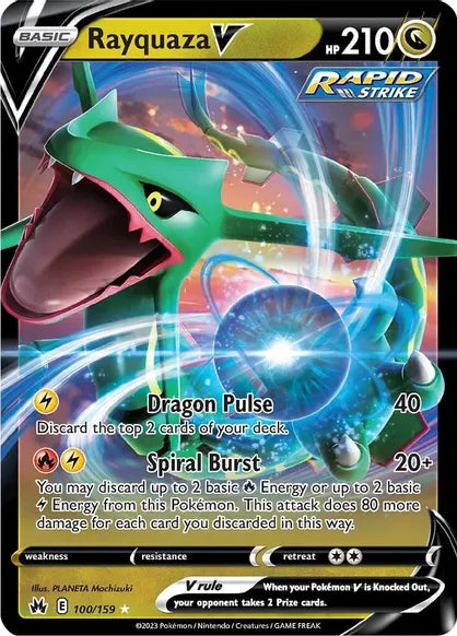 Rayquaza V Crown Zenith 100 Ultra Rare