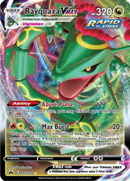 Rayquaza Vmax Crown Zenith 102 Ultra Rare