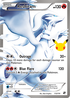 Reshiram Celebrations 113 Ultra Rare