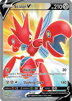 Scizor V Darkness Ablaze 183 Ultra Rare